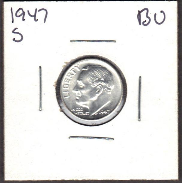 1947-S Roosevelt Dime Uncirculated