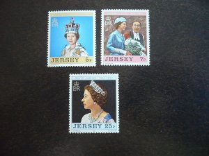 Stamps - Jersey - Scott# 168-170 - Mint Never Hinged Set of 3 Stamps