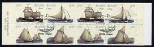 Booklet - Aland Islands 1995 Cargo Sailing Ships 18m40 bo...