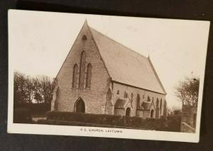 1916 Laytown to Kells Ireland County Meath R C Church RPPC Photo Postcard Cover