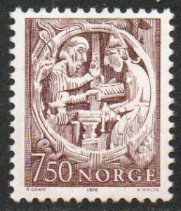 Norway Sc #669 Mint Hinged