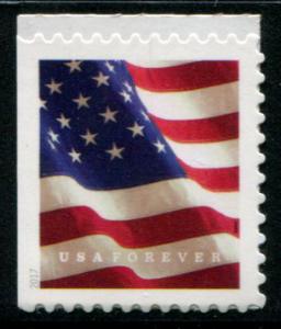 5160 US (49c) US Flag SA bklt sgl, MNH