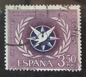 Spain 1967 Scott 1476 used - 3.50p, International Year of Tourism
