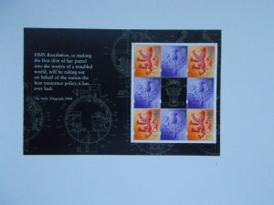 2001 SG S95a 1st & E N.V.I.'s x4 Prestige Booklet Pane Unseen & Unheard DX27 U/M