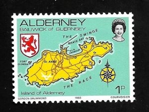 Alderney  1983 - MNH - Scott #1