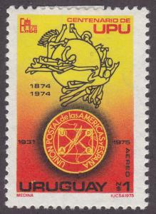 Uruguay C418 Universal Postal Union 1975