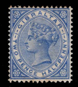 Gibraltar Scott 14, SG 42 MH* 1898 stamp