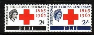 Fiji-Sc#203-4- id7- id7-unused NH Omnibus set-Red Cross-1963-