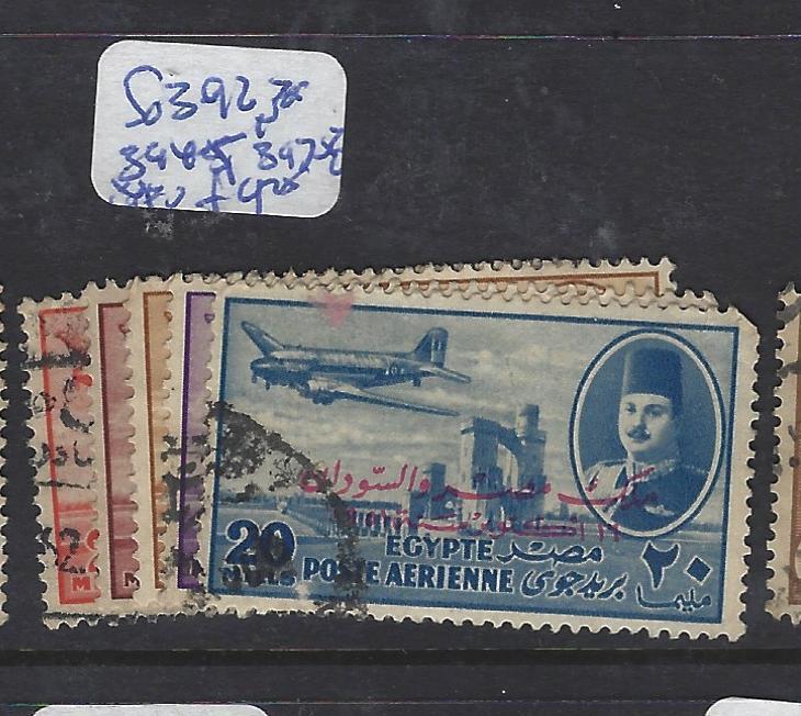 EGYPT (P3112B)  A/M  SG 392, 394-5, 397-8   VFU