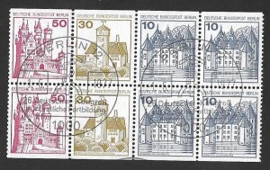 German Occupation Berlin 1977 - CTO - Booklet Stamps - Scott #9N391A