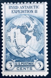 United States #768a Farley Printing - 3¢ Byrd Antarctic Expedition. MNH