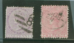 New Zealand #51-52 Used Multiple (Queen)