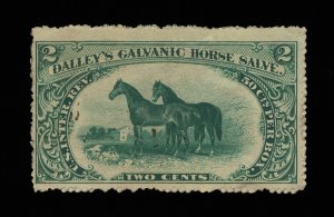 GENUINE #RS73d PRIVATE DIE DALLEY'S HORSE MEDICINE ON WMK-191R PAPER #14385