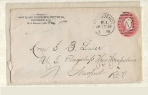 1884 Providence, RI to Adm Stephen Luce, USN Newport, RI (52081)