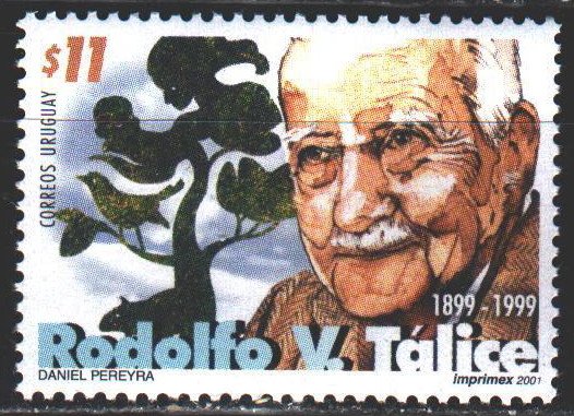 Uruguay. 2001. 2594. Talis, doctor, scientist and writer. MNH.