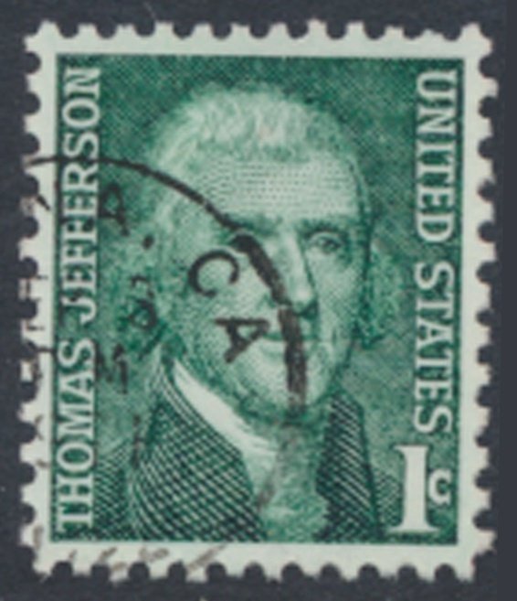 USA SC# 1278  Used  Thomas Jefferson see details & scans