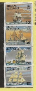 Tristan da Cunha 487-90 Set MNH