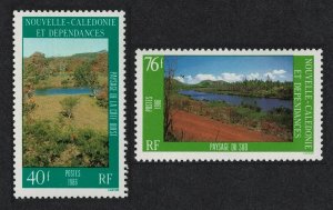 New Caledonia Landscapes 2v 2nd 1986 MNH SG#795-796