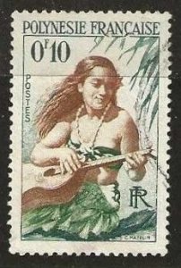 French Polynesia 182, used 1958. (F343)