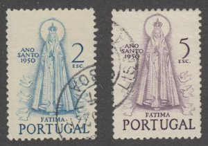 PORTUGAL #719, 720 USED SET