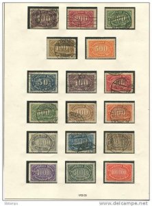 Germany Collection 1921-3 Used/Unused HICV Mostly Numerical