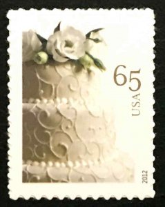 2012 Scott #4602 65¢ -  WEDDING CAKE