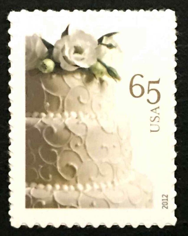 2012 Scott #4602 65¢ -  WEDDING CAKE