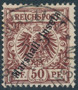 German Marshall Islands sc# 12 Used Jaluit February 1901