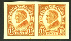 U.S. #576 MINT PAIR OG NH