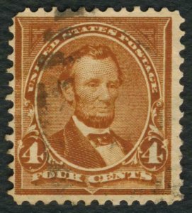 #280 4c Abraham Lincoln, Used [4] **ANY 4=FREE SHIPPING**