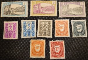 Cameroun, 1925-47, postage due, partial sets, J 1-3,14-17,24-27, MH, $4.20