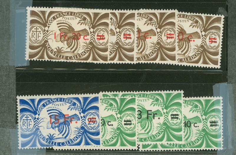 New Caledonia #266-273  Single (Complete Set)