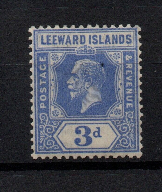 Leeward Islands KGV 3d dp ultramarine SG68A MNH WS28610