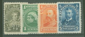 Newfoundland #78/85 Unused Multiple