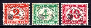 Egypt - Scott #J27//J29 - Used/MH - #J28 is MH with toning spots - SCV $6.50
