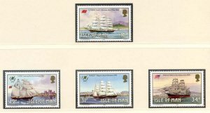 1988 Isle of Man SG385/SG388 ESailing Ships Set Unmounted Mint