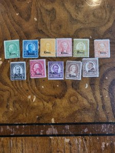 Stamps US Scott #658-68 h