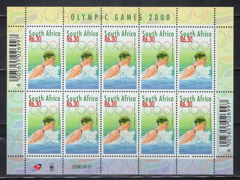 South Africa 1160-1164 MNH Olympics Games Sports ZAYIX 1223M0106