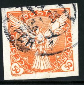 CZECHOSLOVAKIA - #P7 - USED - 1920 - CZECH155AFF3