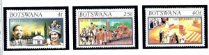 Botswana 179-81 MNH 1977 QEII Silver Jubilee