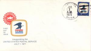 #1396 MS, Chalybeate 7-1-71 USPS FDC