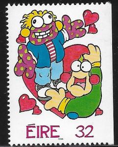 Ireland - 992-995 TV Cartoon Characters - singles set - MNH