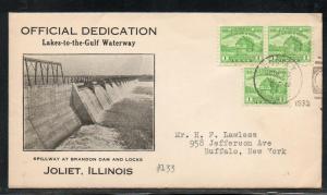 US Joliet IL Waterway Dedication 1933 A321