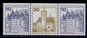 Germany Berlin Scott 2x # 9N391+ 9N394, se-tenant, SEt