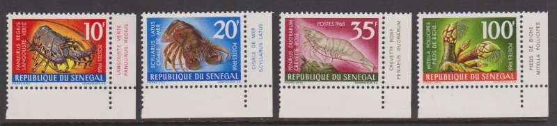 Senegal Sc#301,303,304,306 MNH