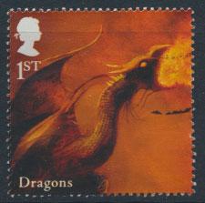 GB  SG 2944 SC# 2673   Mythical Creatures Dragon  Used