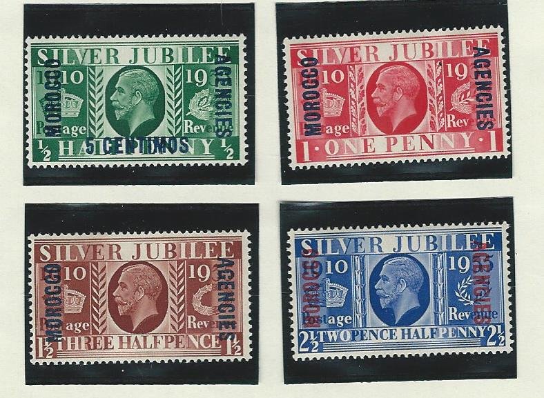 Great Britain offices in Morocco mnh sc  67-70