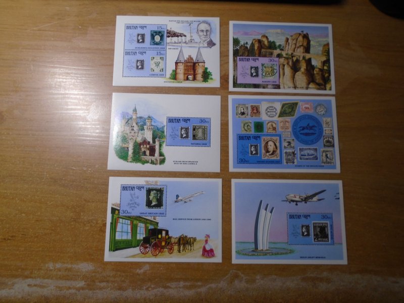 Bhutan  #  906-17  MNH