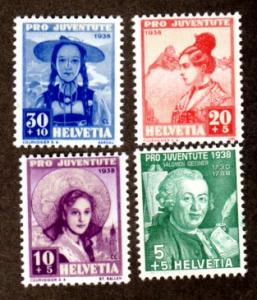 Switzerland # B91-B94 Mint!