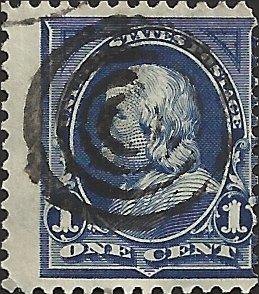 # 264 BLUE USED BEN FRANKLIN